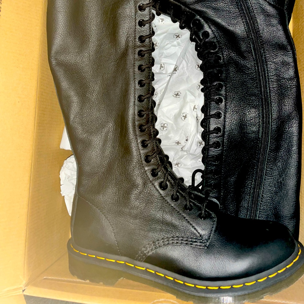Brand New Doc martens, size 11, 20 eye, knee high